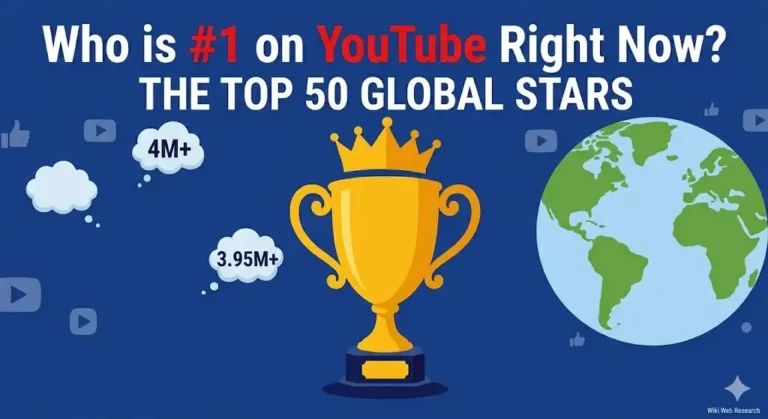 Who is #1 on YouTube right now? (April 2026 Edition)